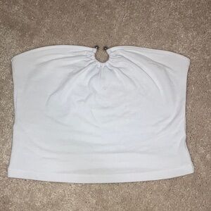 White Crop Top